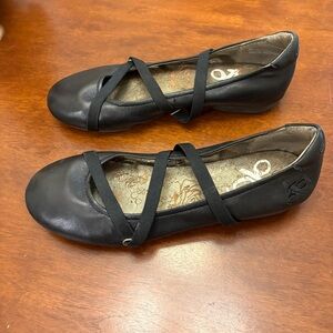 Black Women's Ballet Flats, Size 10